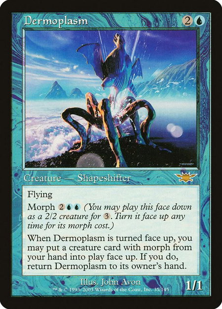 Dermoplasm - Legions Magic: The Gathering trading card