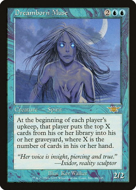 Dreamborn Muse - Legions Magic: The Gathering trading card