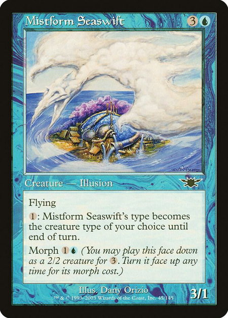 Mistform Seaswift - Legions Magic: The Gathering trading card