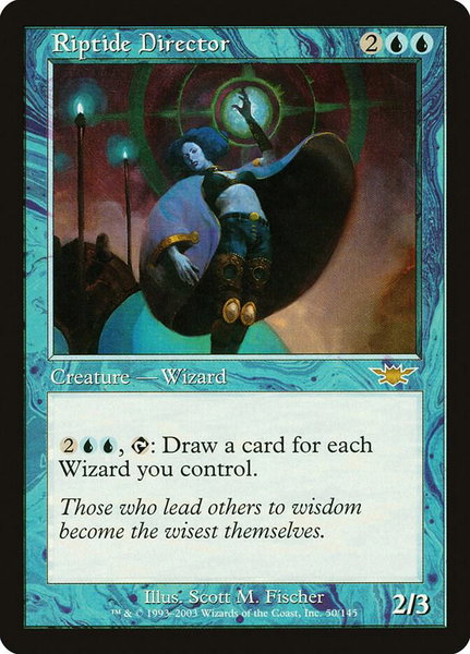 Riptide Director trading card from Legions Riptide Director - Legions Magic: The Gathering trading card