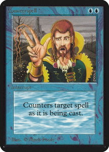 Counterspell - Alpha Edition (LEA) #54 - Uncommon Magic: The Gathering Trading Card