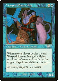 Warped Researcher - Legions (LGN) #56 - Uncommon Magic: The Gathering Trading Card