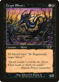 Crypt Sliver - Legions (LGN) #63 - Common Magic: The Gathering Trading Card