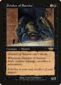 Drinker of Sorrow - Legions (LGN) #66 - Rare Magic: The Gathering Trading Card