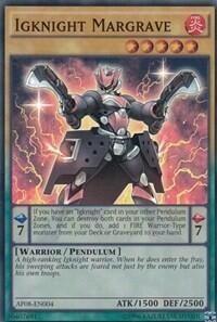 Igknight Margrave - Astral Pack 8 (AP08) #AP08-EN004 - Super Rare YuGiOh Trading Card