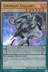 Igknight Gallant - Astral Pack 8 YuGiOh trading card