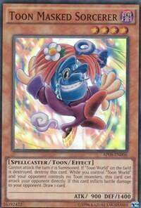 Toon Masked Sorcerer - Astral Pack 8 (AP08) #AP08-EN006 - Super Rare YuGiOh Trading Card