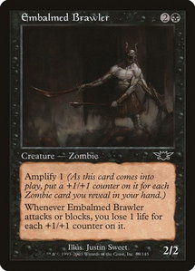 Embalmed Brawler - Legions (LGN) #69 - Common Magic: The Gathering Trading Card