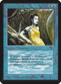 Creature Bond - Alpha Edition (LEA) #55 - Common Magic: The Gathering Trading Card
