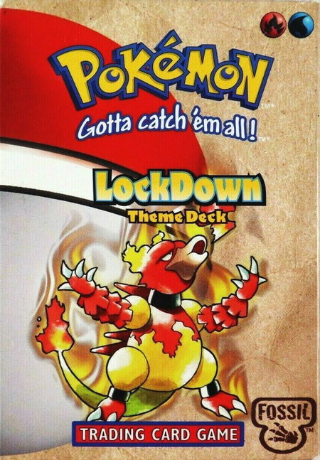 Fossil Theme Deck - "LockDown" - Fossil Pokémon trading card
