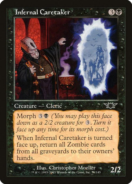 Infernal Caretaker - Legions Magic: The Gathering trading card