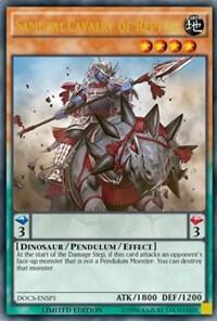 Samurai Cavalry of Reptier (ENSP1) - Dimension of Chaos YuGiOh trading card