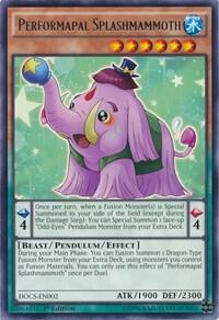 Performapal Splashmammoth - Dimension of Chaos YuGiOh trading card
