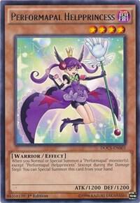 Performapal Helpprincess - Dimension of Chaos YuGiOh trading card