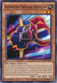 Superheavy Samurai Soulclaw - Dimension of Chaos YuGiOh trading card