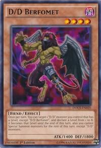 D/D Berfomet - Dimension of Chaos YuGiOh trading card