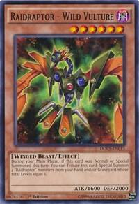 Raidraptor - Wild Vulture - Dimension of Chaos YuGiOh trading card