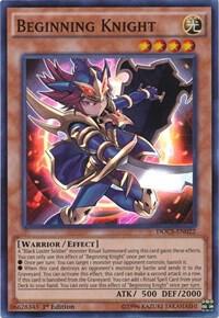 Beginning Knight - Dimension of Chaos YuGiOh trading card