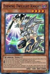 Evening Twilight Knight - Dimension of Chaos (DOCS) #DOCS-EN023 - Super Rare YuGiOh Trading Card