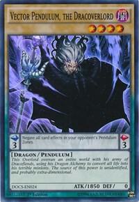 Vector Pendulum, the Dracoverlord - Dimension of Chaos YuGiOh trading card