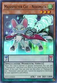 Majespecter Cat - Nekomata - Dimension of Chaos (DOCS) #DOCS-EN025 - Super Rare YuGiOh Trading Card
