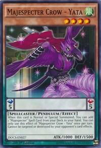 Majespecter Crow - Yata - Dimension of Chaos (DOCS) #DOCS-EN027 - Common / Short Print YuGiOh Trading Card