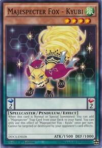 Majespecter Fox - Kyubi - Dimension of Chaos (DOCS) #DOCS-EN028 - Common / Short Print YuGiOh Trading Card
