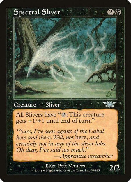 Spectral Sliver - Legions Magic: The Gathering trading card