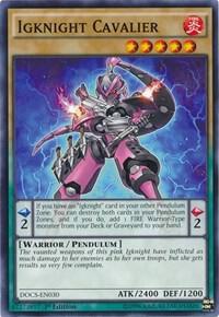 Igknight Cavalier trading card from Dimension of Chaos Igknight Cavalier - Dimension of Chaos YuGiOh trading card