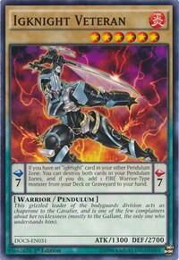 Igknight Veteran - Dimension of Chaos (DOCS) #DOCS-EN031 - Common / Short Print YuGiOh Trading Card