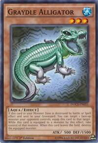 Graydle Alligator - Dimension of Chaos (DOCS) #DOCS-EN033 - Common / Short Print YuGiOh Trading Card