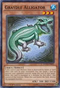 Graydle Alligator - Dimension of Chaos YuGiOh trading card