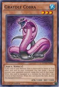 Graydle Cobra - Dimension of Chaos YuGiOh trading card