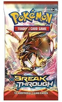 XY BREAKthrough Booster Pack trading card from XY - BREAKthrough XY BREAKthrough Booster Pack - XY - BREAKthrough Pokémon trading card