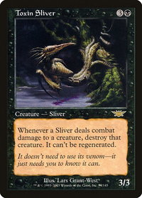 Toxin Sliver - Legions (LGN) #84 - Rare Magic: The Gathering Trading Card