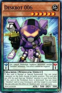 Deskbot 006 - Dimension of Chaos YuGiOh trading card