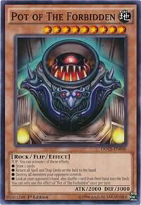 Pot of The Forbidden - Dimension of Chaos (DOCS) #DOCS-EN040 - Common / Short Print YuGiOh Trading Card