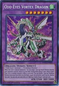 Odd-Eyes Vortex Dragon - Dimension of Chaos YuGiOh trading card