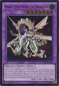 Odd-Eyes Vortex Dragon (UTR) - Dimension of Chaos YuGiOh trading card