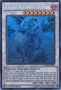 Scarlight Red Dragon Archfiend (Ghost Rare) - Dimension of Chaos YuGiOh trading card