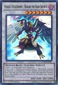 Assault Blackwing - Raikiri the Rain Shower - Dimension of Chaos (DOCS) #DOCS-EN047 - Ultra Rare YuGiOh Trading Card