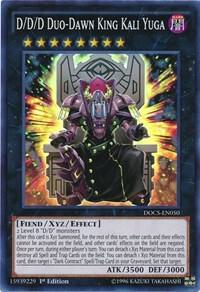 D/D/D Duo-Dawn King Kali Yuga - Dimension of Chaos YuGiOh trading card