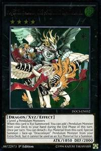 Majester Paladin, the Ascending Dracoslayer (UTR) - Dimension of Chaos YuGiOh trading card