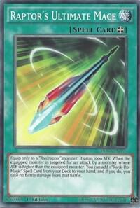 Raptor's Ultimate Mace trading card from Dimension of Chaos Raptor's Ultimate Mace - Dimension of Chaos YuGiOh trading card