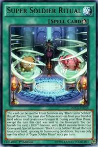 Super Soldier Ritual - Dimension of Chaos YuGiOh trading card