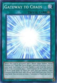 Gateway to Chaos trading card from Dimension of Chaos Gateway to Chaos - Dimension of Chaos YuGiOh trading card