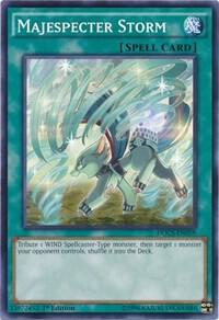 Majespecter Storm trading card from Dimension of Chaos Majespecter Storm - Dimension of Chaos YuGiOh trading card