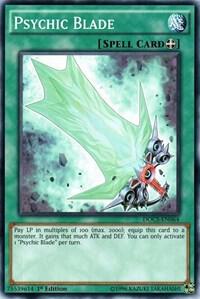 Psychic Blade - Dimension of Chaos YuGiOh trading card