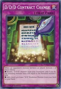 D/D/D Contract Change - Dimension of Chaos YuGiOh trading card
