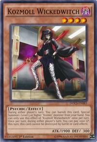 Kozmoll Wickedwitch - Dimension of Chaos YuGiOh trading card